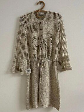 NWT Stoned Immaculate Birkin Crochet Mini Dress